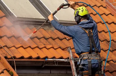 Démoussage et hydrofuge de toiture à Montouliers